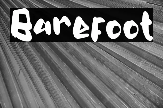 Barefoot Font examples