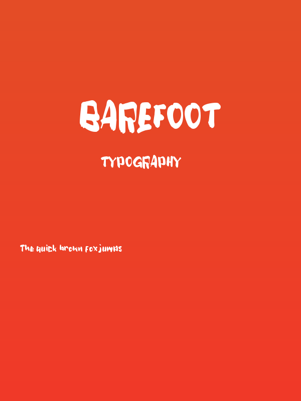 Barefoot Poster