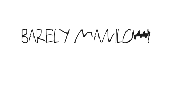Barely Manilow Logo