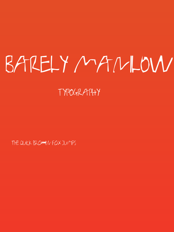 Barely Manilow Poster