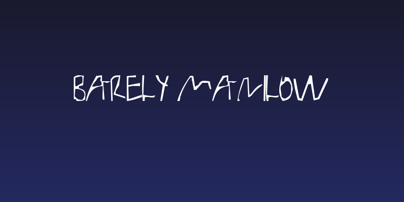 Barely Manilow Social Header