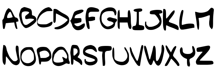 Barely_Handwritten Font LOWERCASE