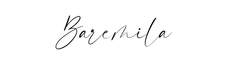 Baremila  font caratteri gratis