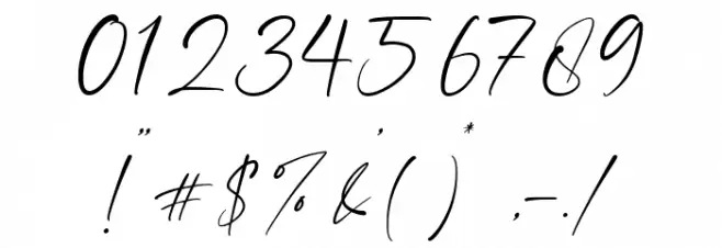 Baremila Font OTHER CHARS