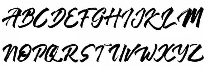 Barens Schriftart Groß