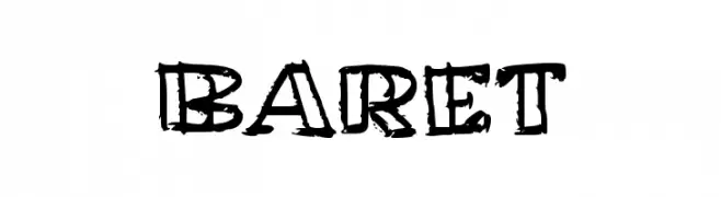 Baret  フリーフォントのダウンロード