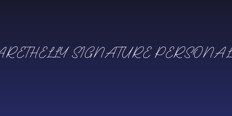 Barethelly Signature Personal U Social Header