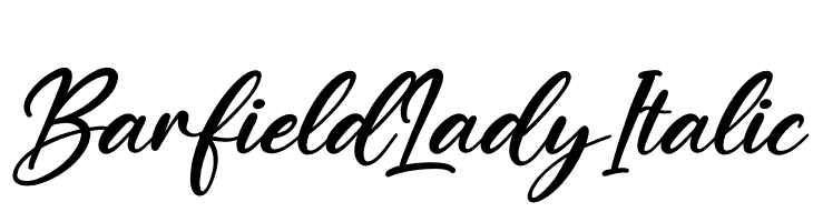 Barfield Lady Italic  免费字体下载