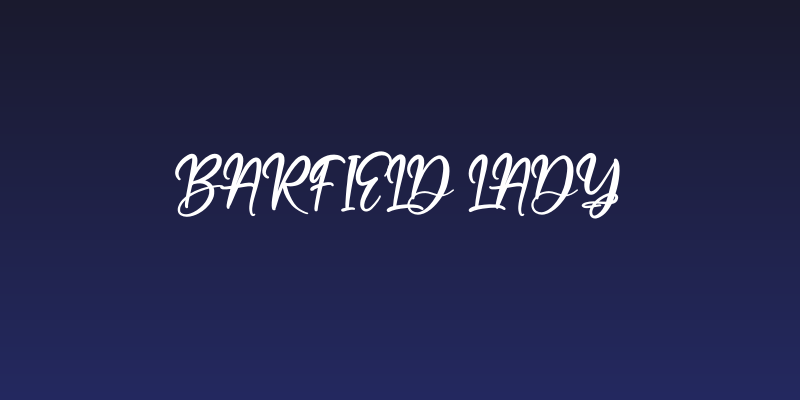 Barfield Lady Social Header