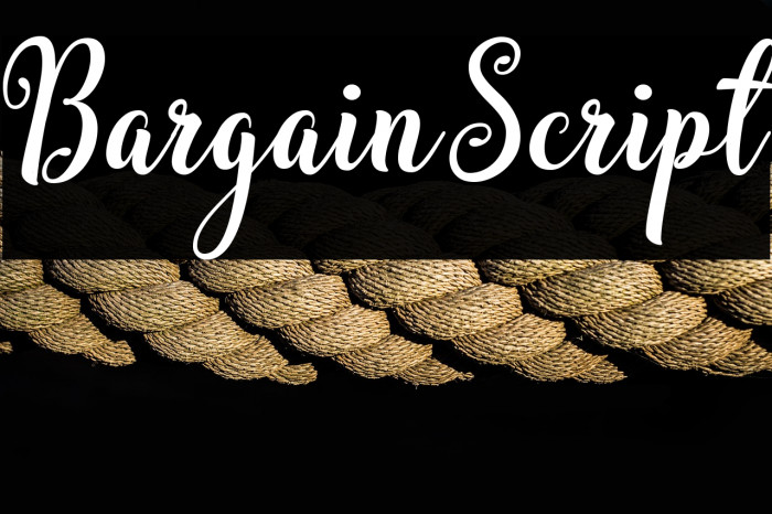 BargainScript Example 1