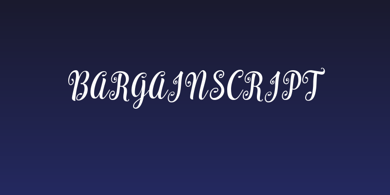 BargainScript Social Header