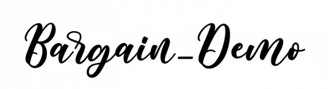 Bargain_Demo  font caratteri gratis