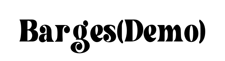 Barges (Demo)  font caratteri gratis