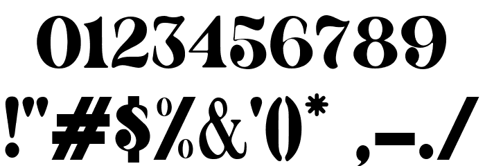 Barges (Demo) Font OTHER CHARS