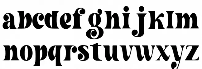 Barges (Demo) Schriftart Kleinbuchstaben