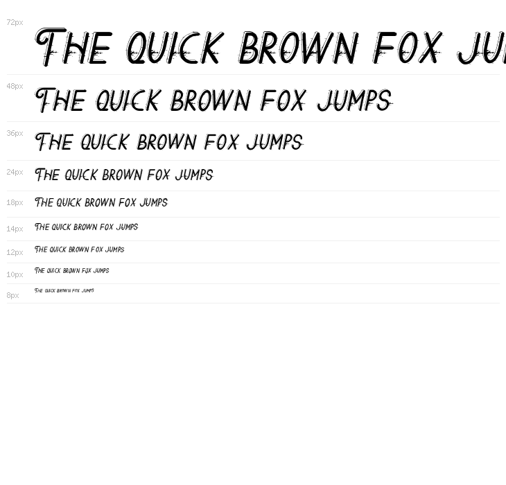 Barheto Demo Italic Waterfall