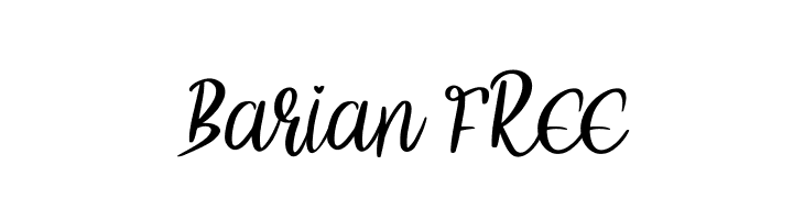 Barian FREE  font caratteri gratis