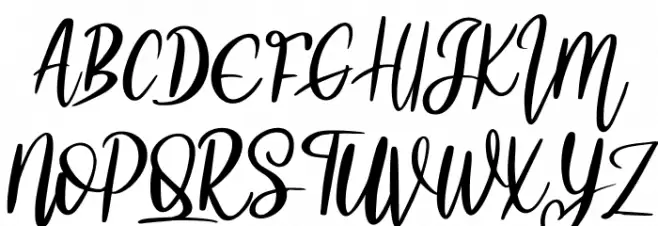 Barian FREE Font UPPERCASE