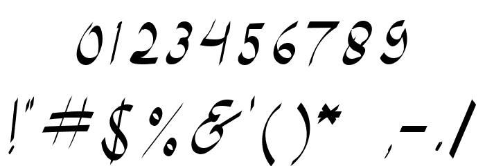 Barilla Font OTHER CHARS