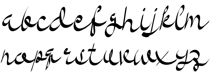 Barilla Font LOWERCASE