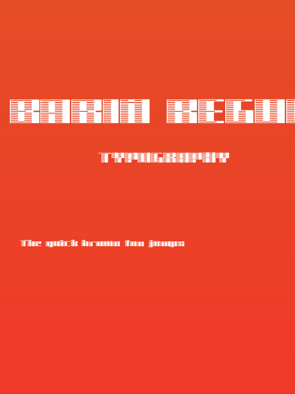 Barin Regular Poster