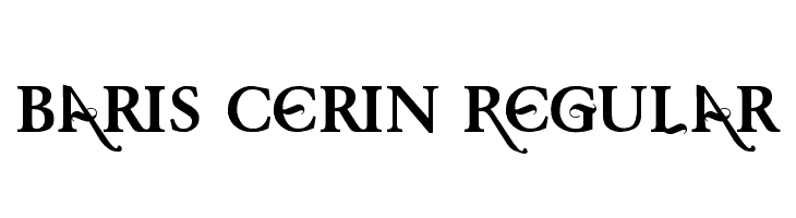 Baris Cerin Regular Font