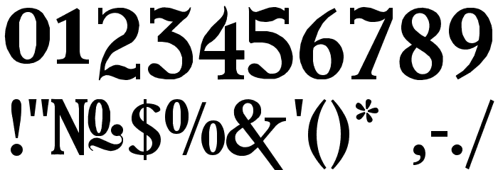 Baris Cerin Regular Font OTHER CHARS