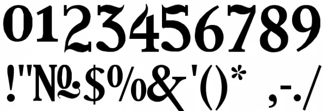 Baris Cerin Regular Font OTHER CHARS