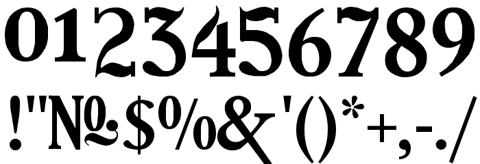Baris Cerin Regular Font OTHER CHARS