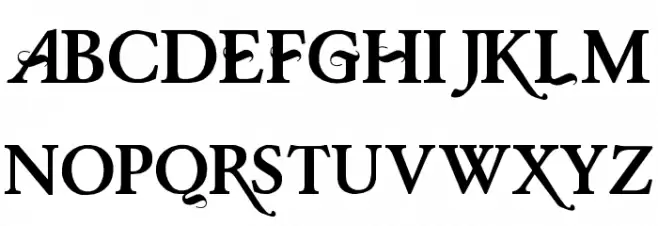 Baris Cerin Regular フォント 大文字
