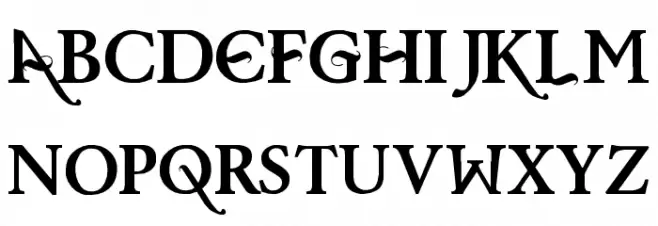 Baris Cerin Regular Font LOWERCASE