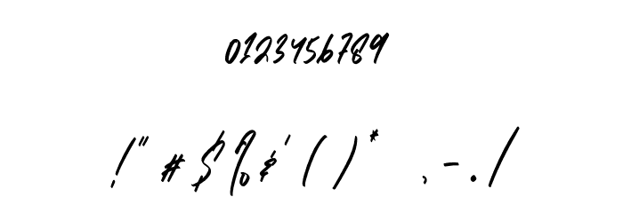 Barista Heraly-Regular Font OTHER CHARS