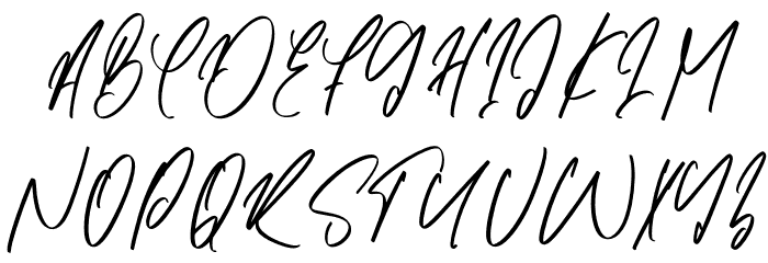 Barista Heraly-Regular Font UPPERCASE