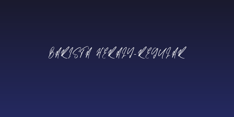 Barista Heraly-Regular Social Header
