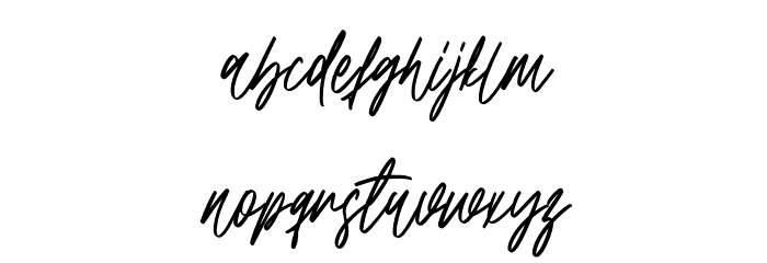 Barista Heraly-Regular Font LOWERCASE