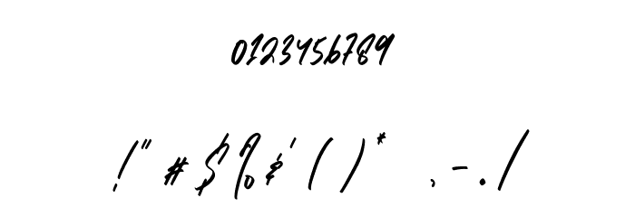 Barista Heraly Font OTHER CHARS