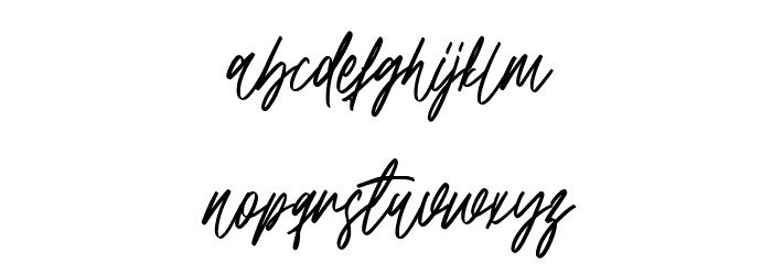Barista Heraly Font LOWERCASE