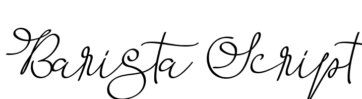 Barista Script لخطوط تنزيل