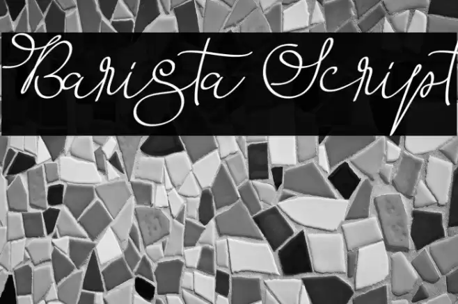 Barista Script Font examples