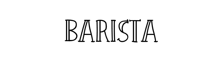 Barista  Frei Schriftart Herunterladen