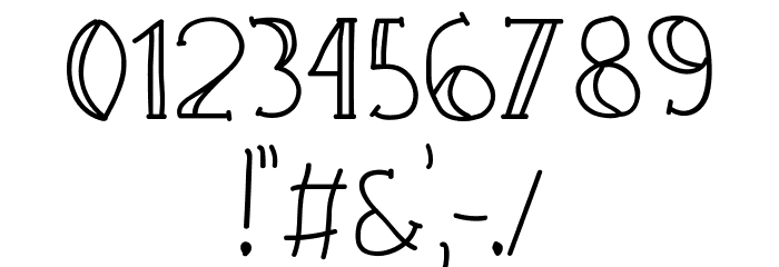 Barista Font OTHER CHARS