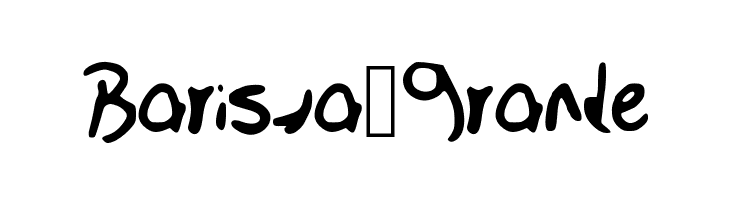 Barista_Grande Font
