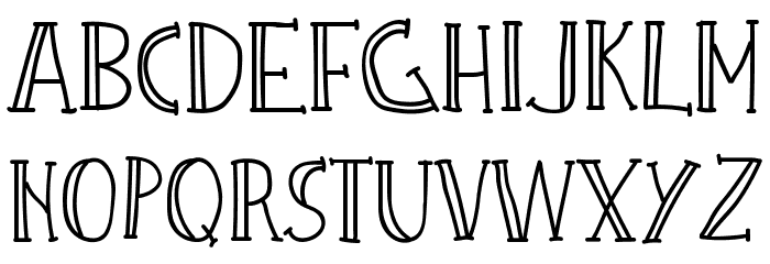 Barista Font LOWERCASE
