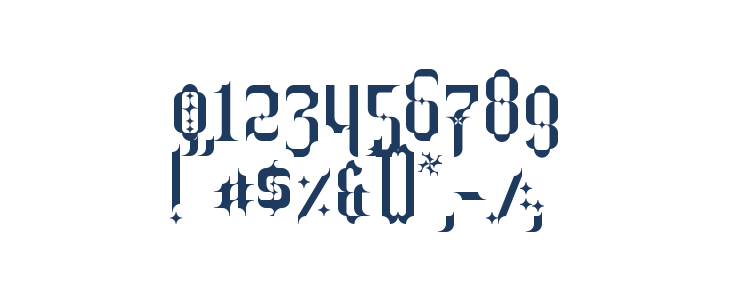 Barjola Condensed  Other Characters