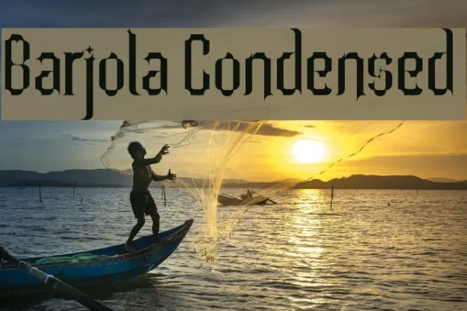 Barjola Condensed  Example 3