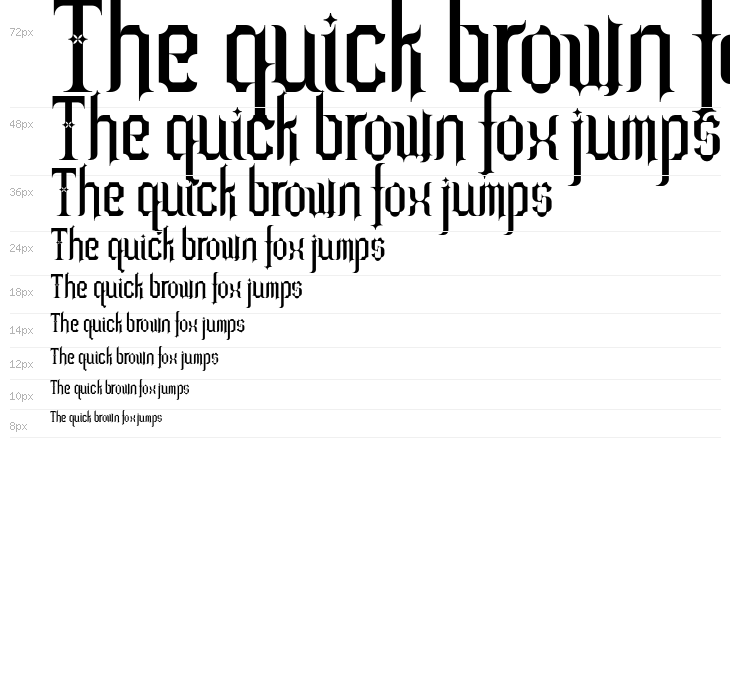 Barjola Condensed  Waterfall