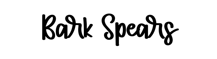 Bark Spears Font