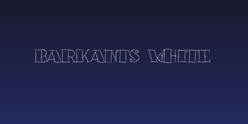 Barkants White Social Header