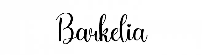 Barkelia  Frei Schriftart Herunterladen