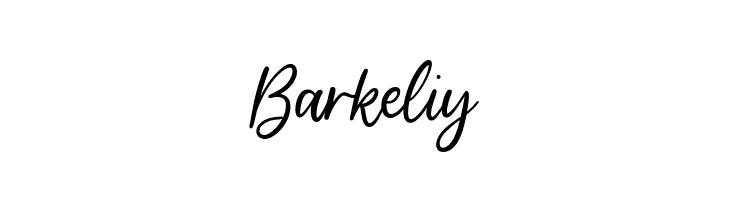 Barkeliy  免费字体下载